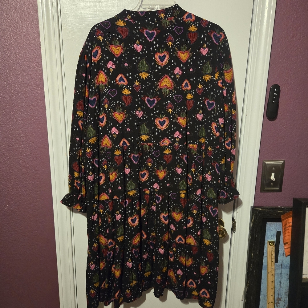 Uncle Frank XL Heart print dress - Picture 2 of 8